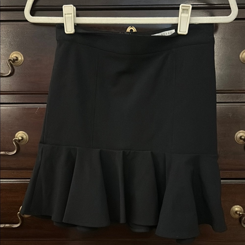 Veronica Beard Black Ruffle skirt